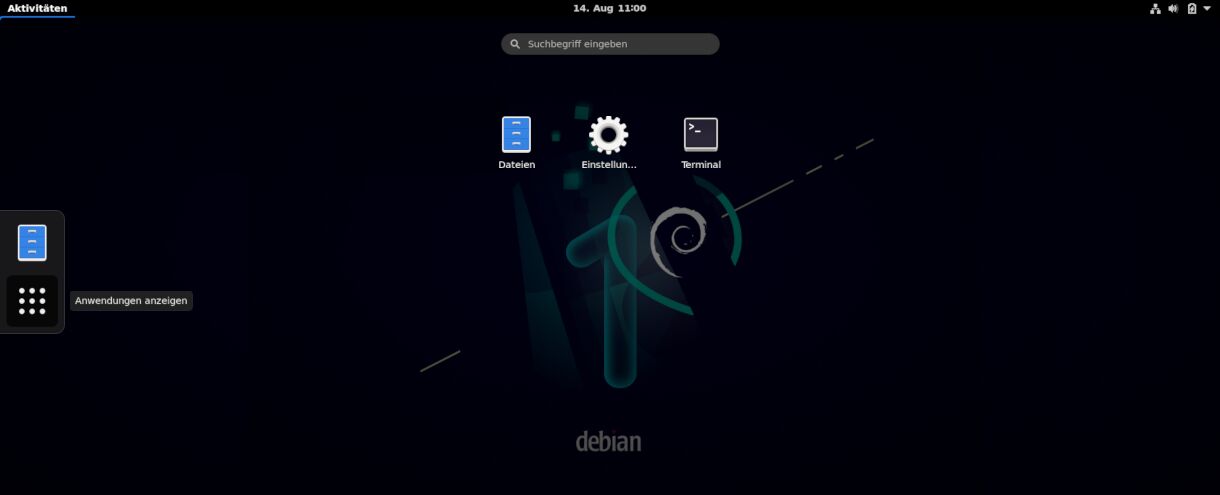 Mein erster Linux-Laptop - Installieren Sie ein minimales Gnome-Grafisches Umfeld in Debian im Konsolenmodus