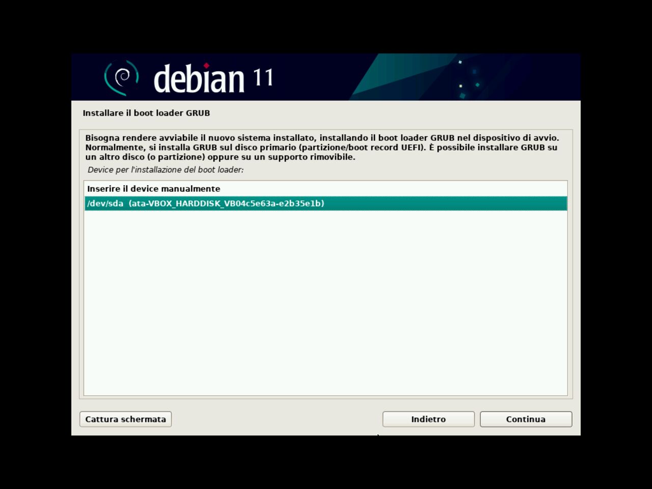 Il mio primo laptop Linux - Riavviare il sistema per continuare con l'installazione Debian (shutdown / restart)